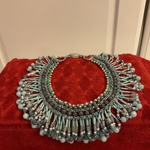 Elegant Beaded Statement Necklace
